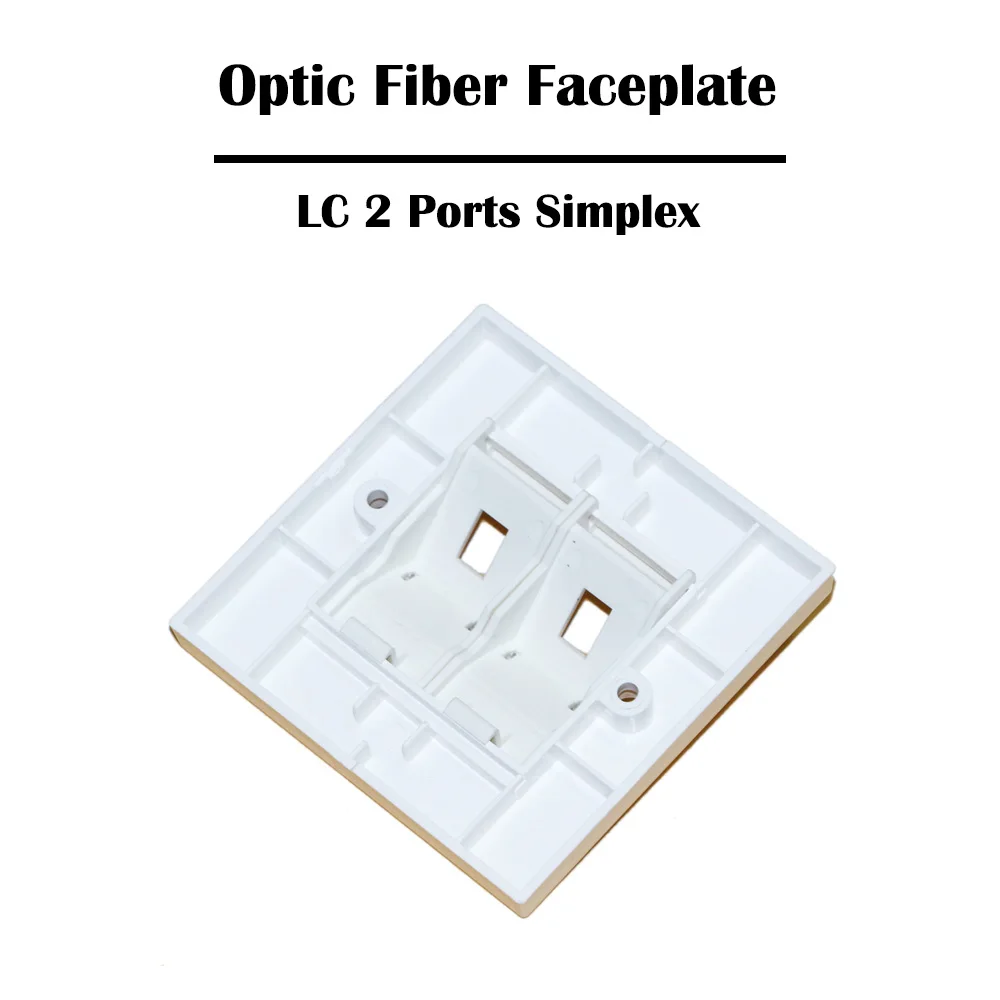 1 порт/2 порта s LC Лицевая панель оптического волокна Simplex FTTH сетевой адаптер FTTD