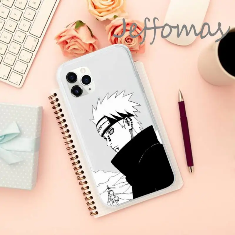 

Cartoon naruto Phone Case Transparent for iPhone 11 12 mini pro XS MAX 8 7 6 6S Plus X 5S SE 2020 XR