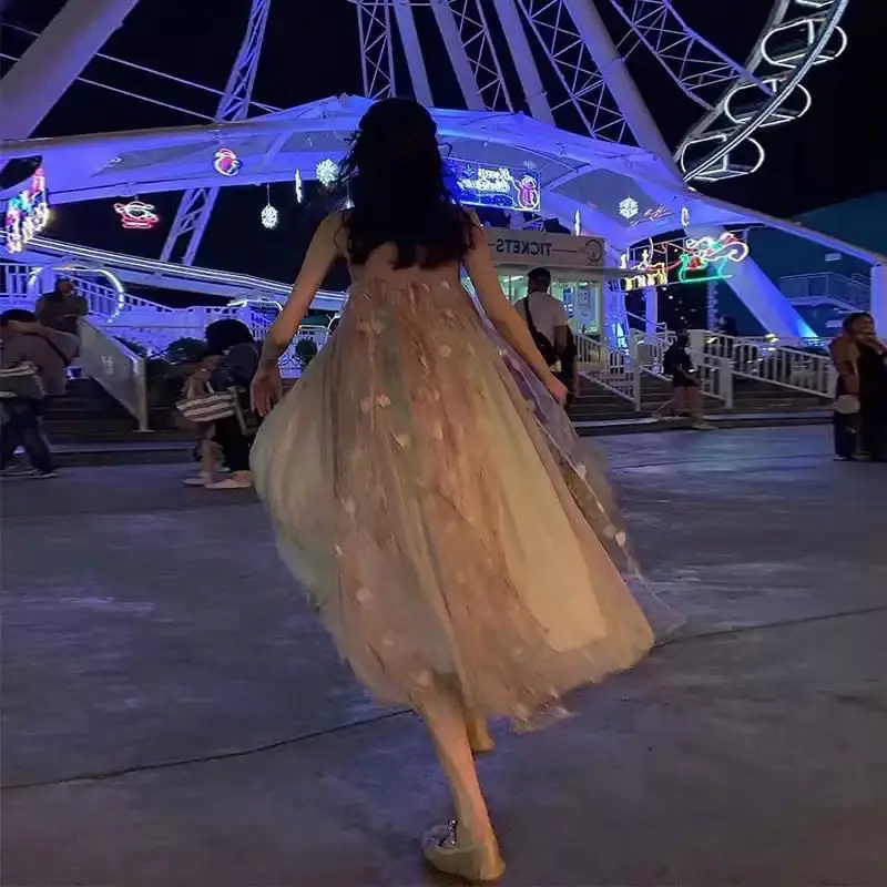 

Improved Hanfu 2021 new summer suspender skirt fairy skirt chiffon Chinese style dress student girl