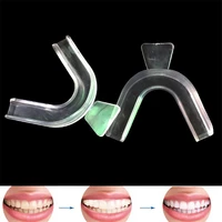 2 pcs invisible orthodontic braces for teeth thermoforming mouthguard teeth trays tooth whitener tools oral mouth care hygiene