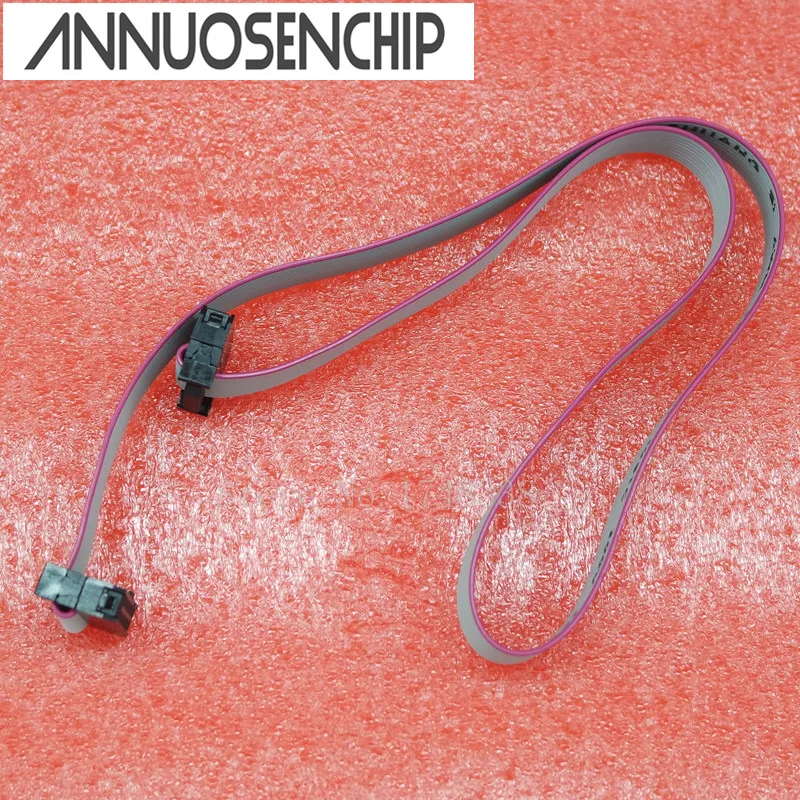 FC-10P USBISP JTAG AVR 10Pins 2.54mm Pitch FC10P-10P Gray cable Length about 50CM | Электронные компоненты и