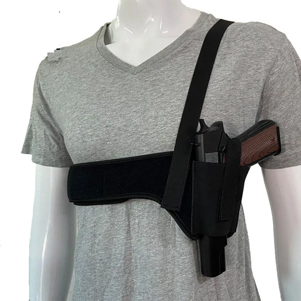 

Functional Underarm Adjustable Military Pistol Holsters Elastic Wide Belt Hunting Armpit Hidden Gun Hunting Accessories