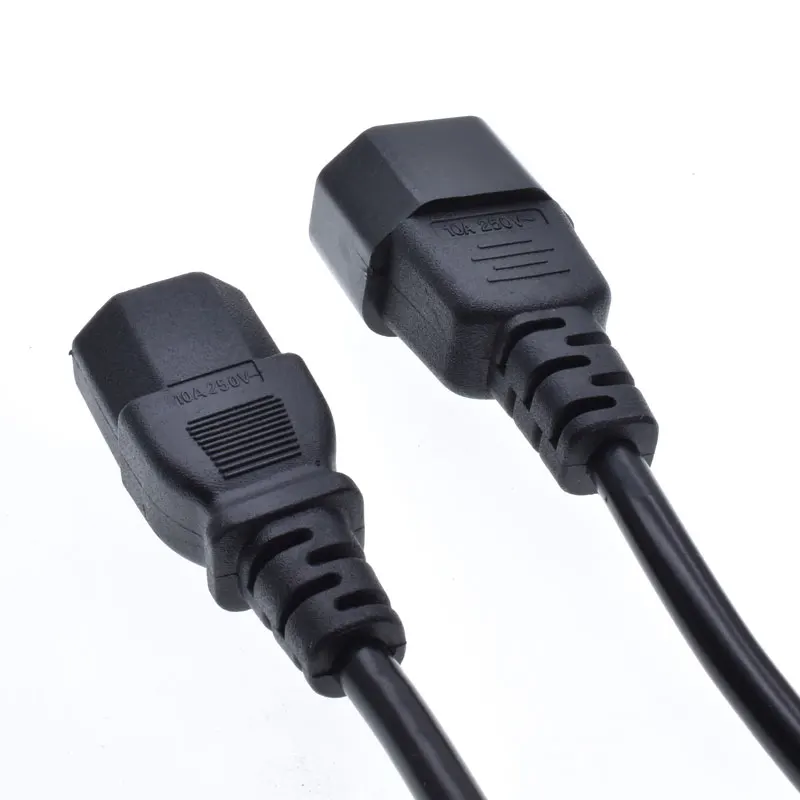 Шнур питания C14 C13 1 8 м гнездо штекер 3*0 75 мм PDU компьютерный Соединительный шнур