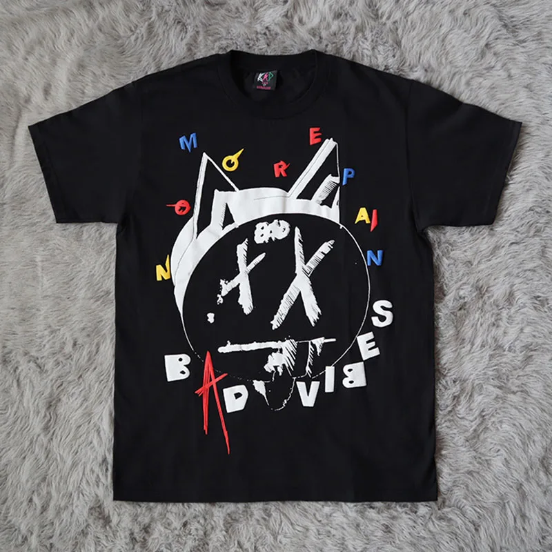

Revenge Oversized T-shirt Hip-hop Graffiti Foam Print Men Women 1:1 High Quality Revenge Tee