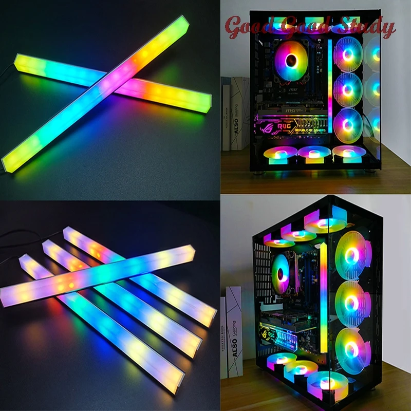 

Светодиодная лента RGB ARGB Soft светильник Cable MOD корпус магнитная лампа украшение для ПК
