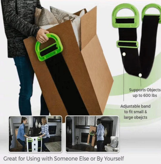 

Adjustable Moving And Lifting Straps For Furniture Boxes Mattress green Straps Team Straps elastic cord