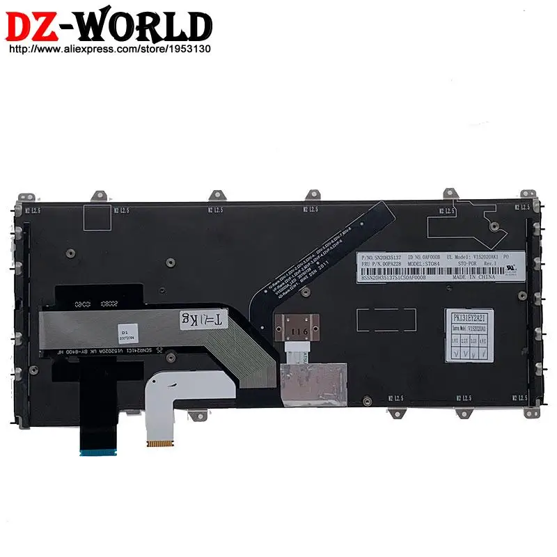 new original pt portuguese backlit keyboard for lenovo thinkpad yoga 260 20fe laptop 00pa228 00pa146 free global shipping