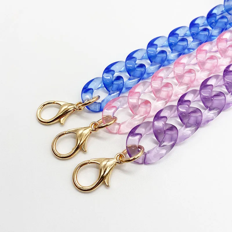 Съемный сменный ремешок на плечо аксессуары для сумок из акрила и в виде рыбьих