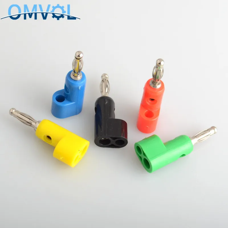 2 шт. 4 мм разъем типа банан коннекторы для аудио колонок усилитель спикер