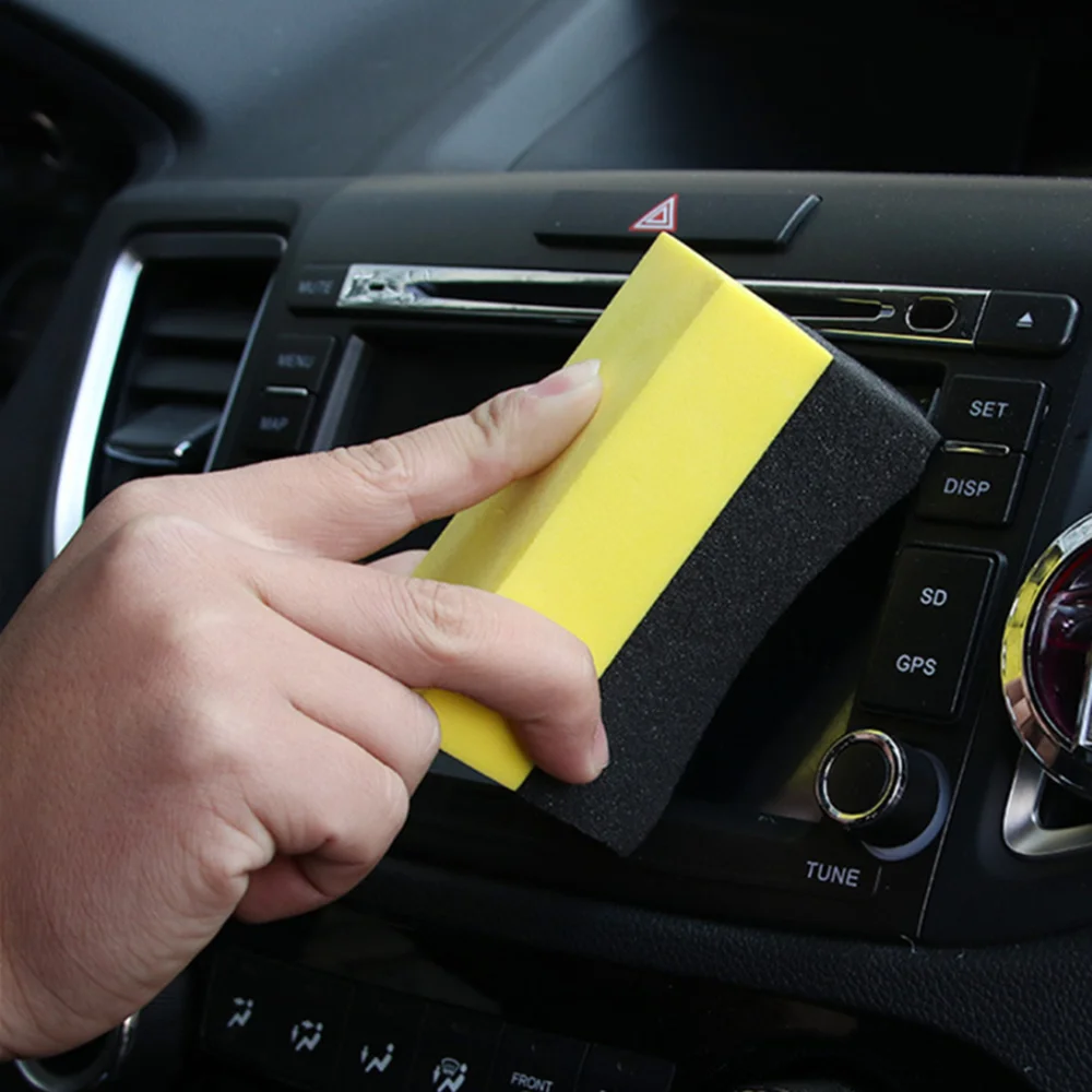 Губка для мытья автомобиля u образная полировка шин составная губка дуговая