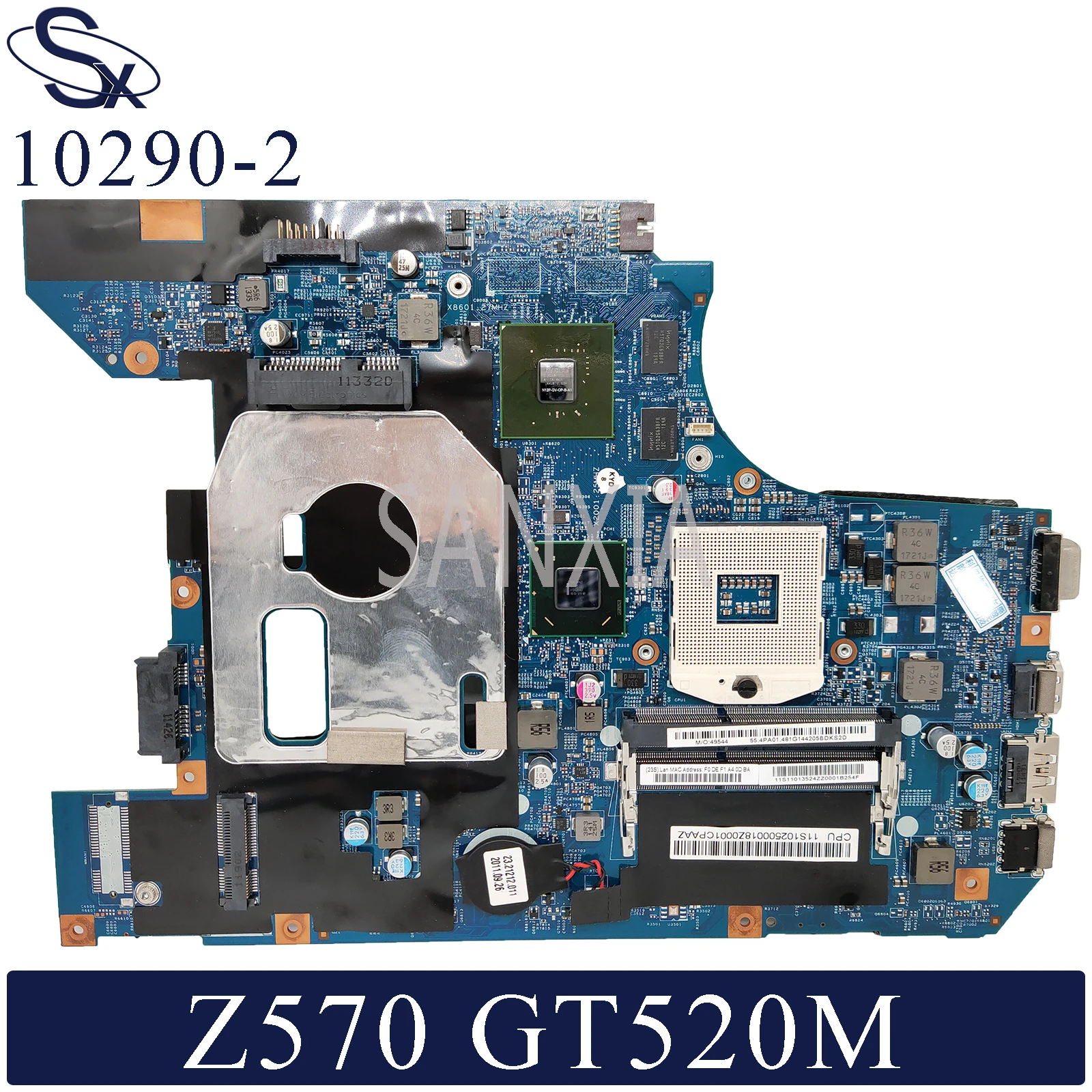 Материнская плата KEFU 10290 2 для ноутбука Lenovo Z570 оригинальная материнская