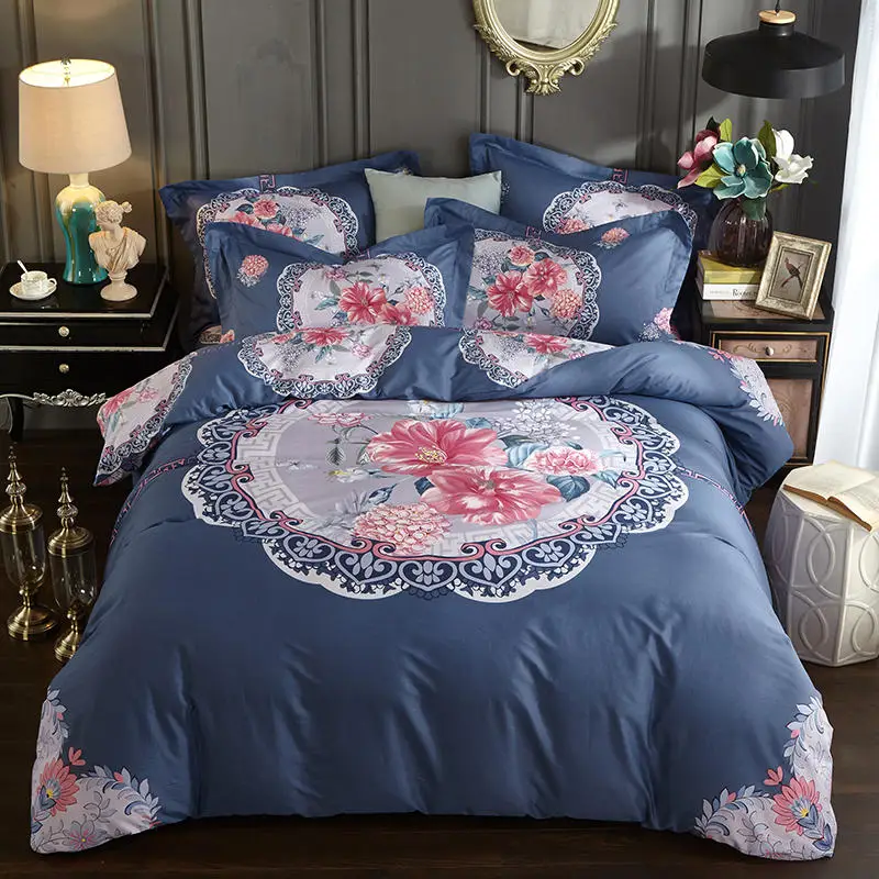 Bohemian 3d comforter bedding sets thicken duvet cover set winter bedsheet Pillowcase queen king size Bedlinen bedspread flat | Дом и сад