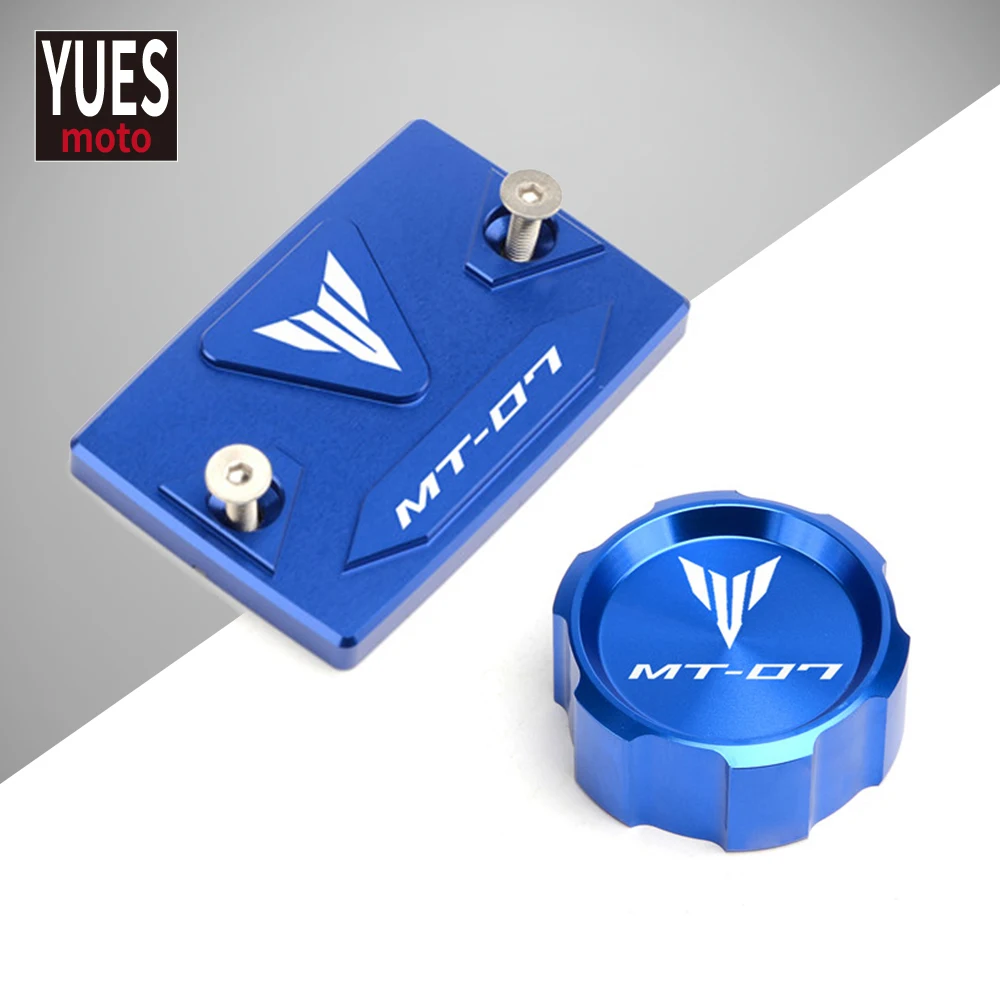 

Motorcycle Accessories CNC Front & Rear brake Fluid Cylinder Master Reservoir Cover Cap For Yamaha MT-07 MT 07 mt07 2014-2021