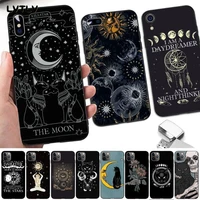 witches moon tarot mystery totem phone case cover for iphone 13 12pro max 8 7 6 6s plus x 5 5s se 2020 xr 11 pro xs max