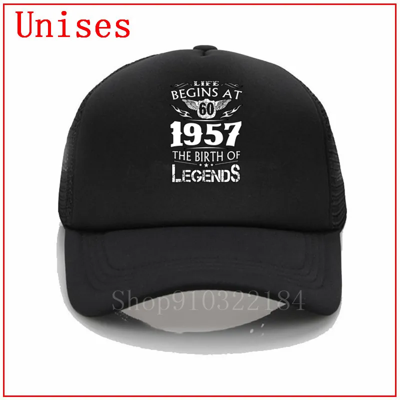 

1957 The Birth Of Legends Life Begins At 60 black lives matter hip hop hats for men best selling 2020 dad hats designer hat