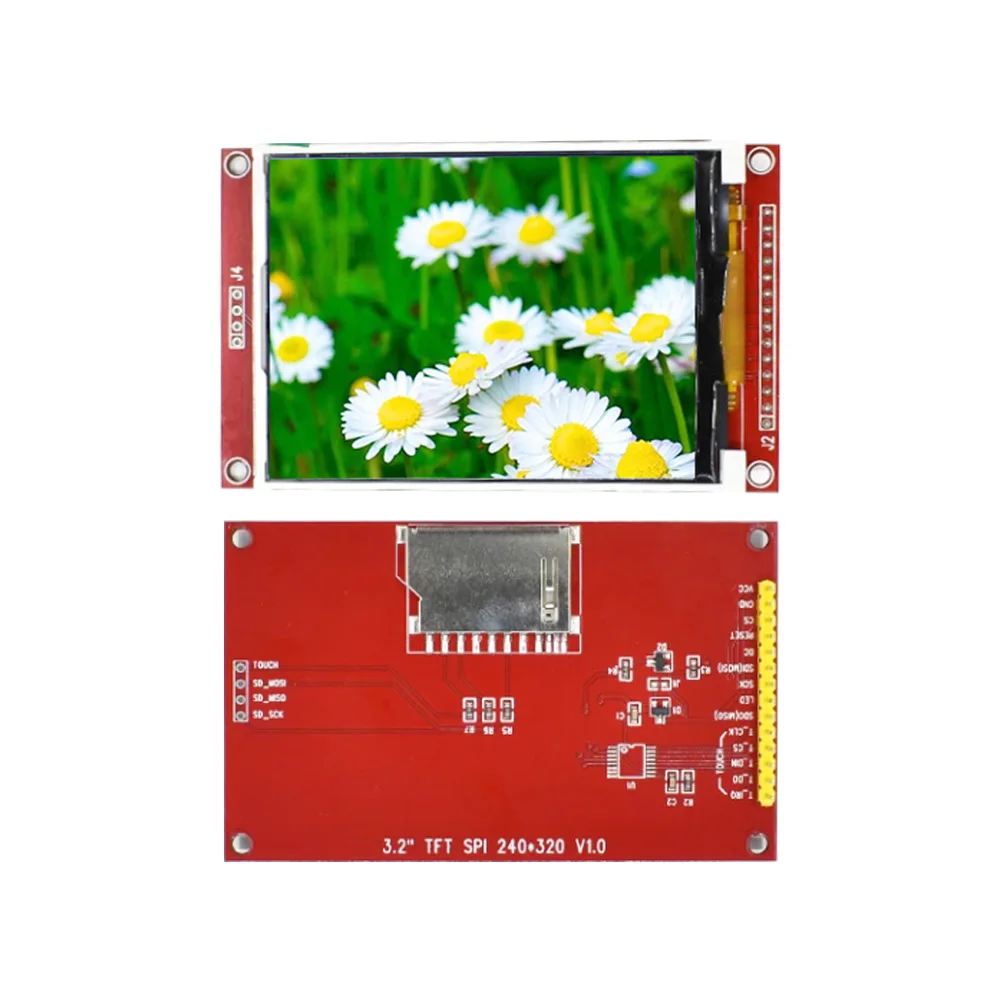 WAVGAT 3 2 дюймов 320*240 SPI серийный TFT ЖК-модуль экран с сенсорной панелью IC ILI9341 для MCU |