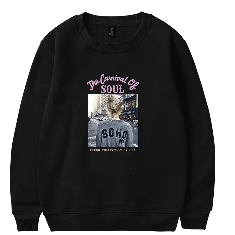 

Новые корейские модные толстовки с круглым вырезом, женские повседневные уникальные высокие женские толстовки с капюшоном в стиле Харадзю...