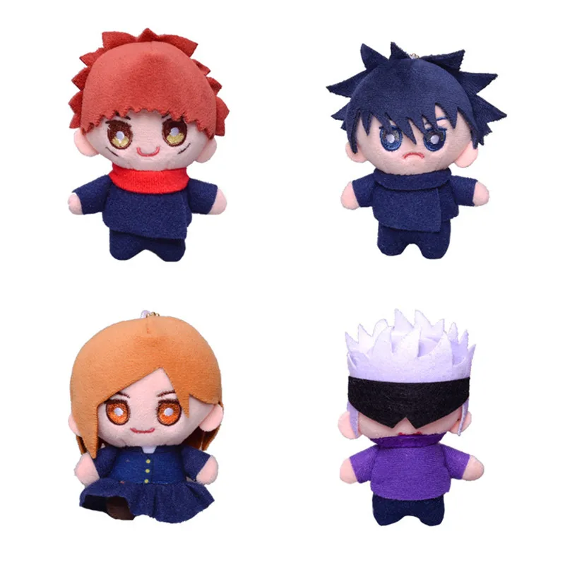 

Japan cartoon 10cm Jujutsu Kaisen Itadori Yuji Fushiguro Megumi Doll Plush Toys Small pendant Figure Keychain birthday presents