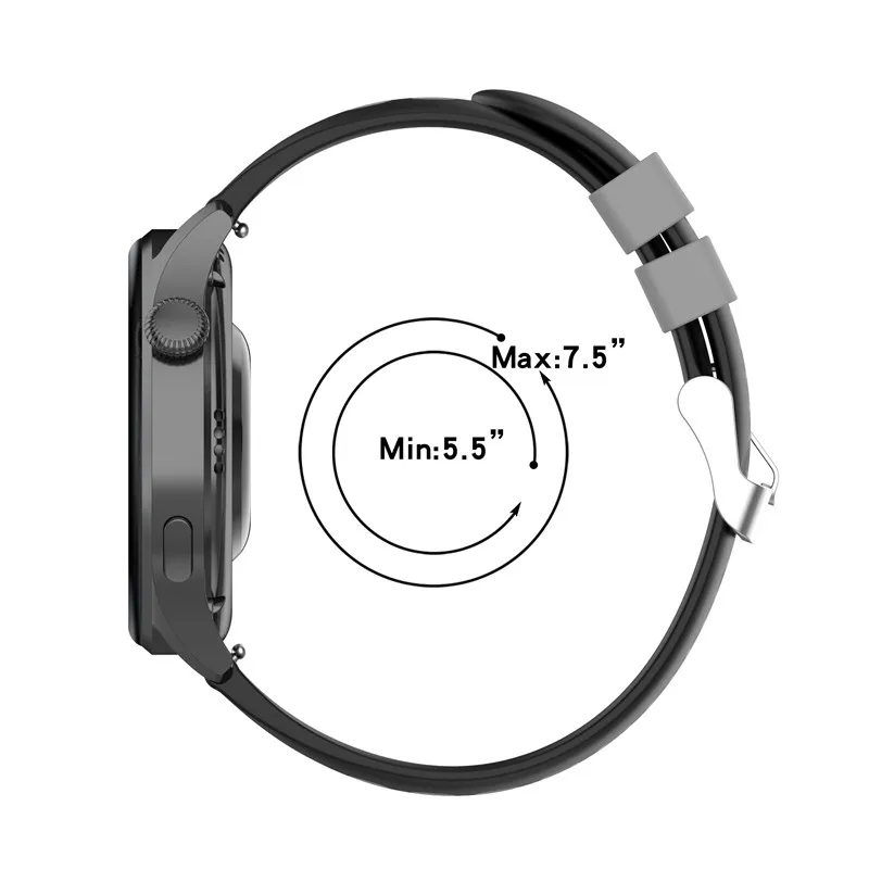 18mm/20mm/22mm Strap for Samsung Galaxy watch 46mm/42mm/Active 2 44mm 40mm Xiaomi silicone smartwatch bracelet