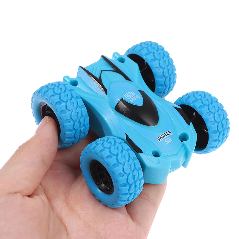 

1pc Double Side Inertial Vehicle Stunt Drift Deformation Buggy Car Rock Crawler Roll Car 360 Degree Flip Kids Robot RC Cars Toys