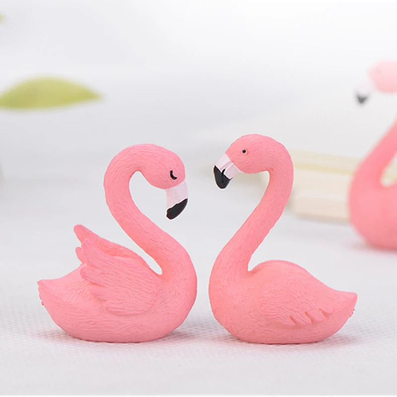 Миниатюрные фигурки феи сада фламинго украшение для домашнего стола аксессуары