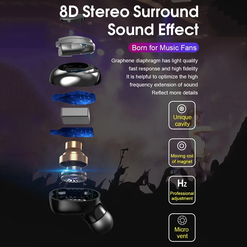 S11 Power Bank наушники Bluetooth Беспроводные спортивные TWS игровая гарнитура HIFI с