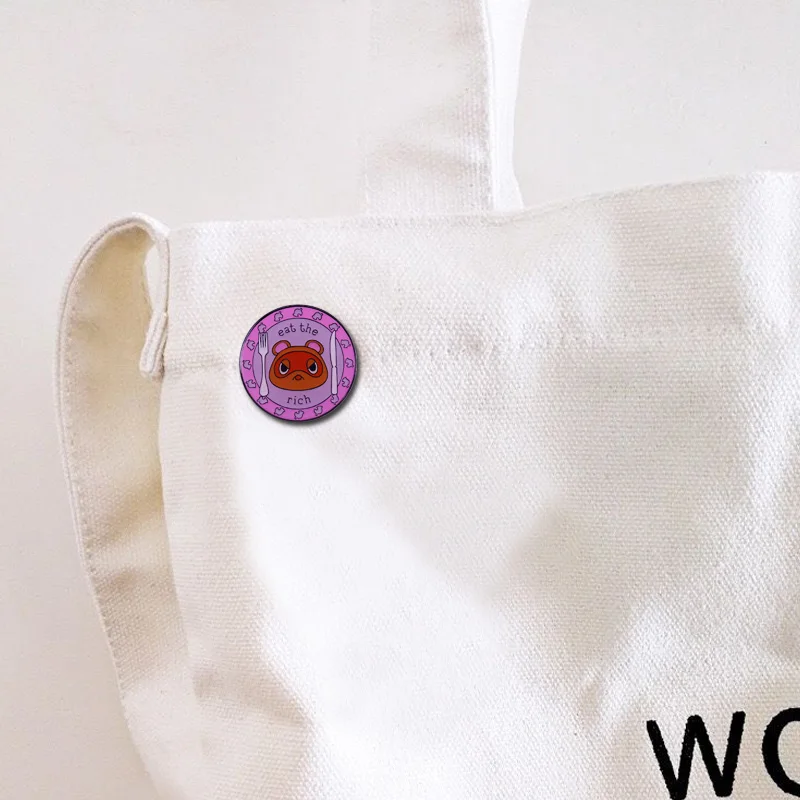 Съесть Насыщенный розовый значок когда людям больше не придется есть они съедут