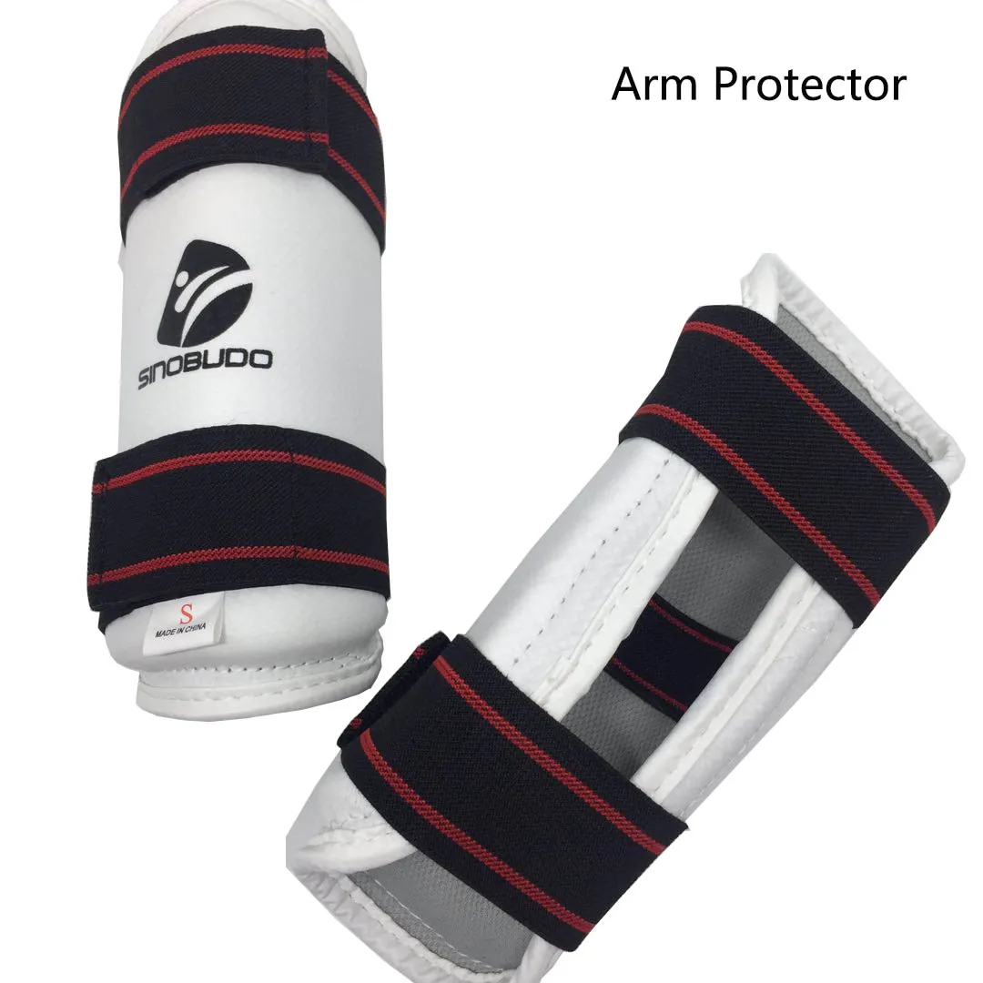 SINOBUDO White Pu Боевые Искусства Тхэквондо Снаряжение Протектор Руки Охранник Gear