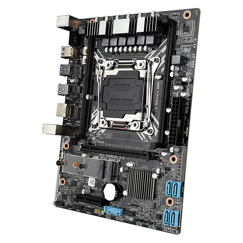 Материнская плата X99 LGA2011-V3 Combo с процессором E5 2678 v3 и 2*16 Гб DDR4 ECC REG RAM 256 ГБ M.2 SSD