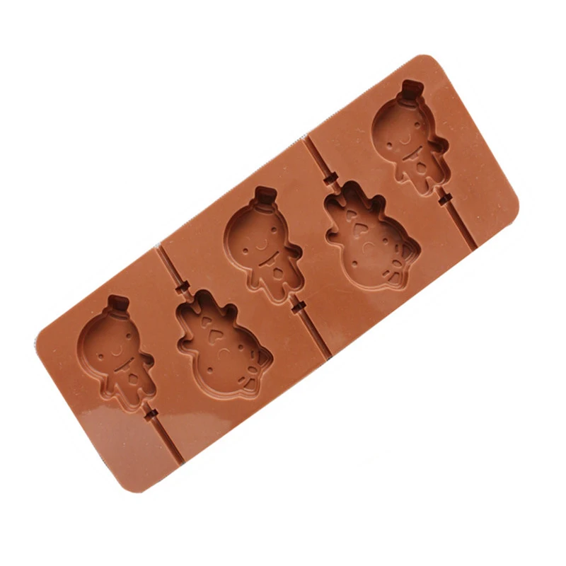 Силиконовая форма Снеговик для украшения торта 6 дюймов