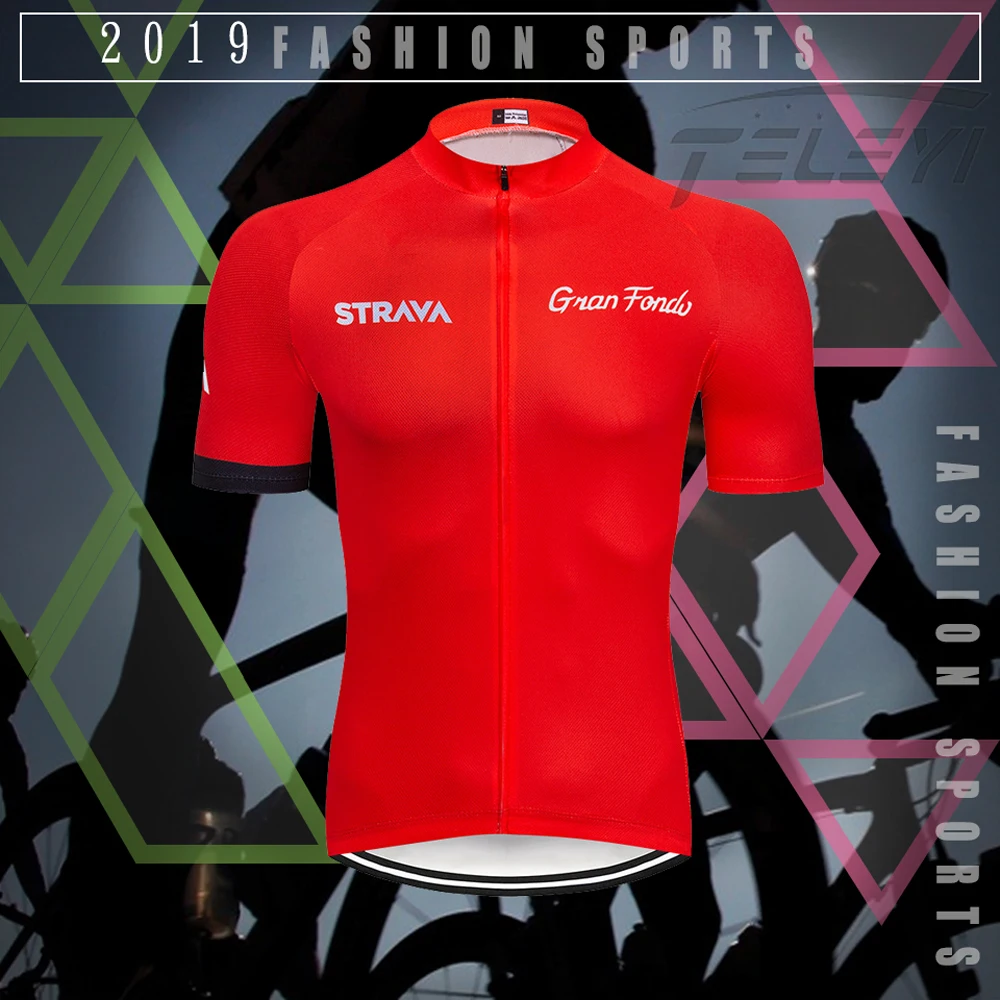 Новинка, 5 цветов, STRAVA Pro, велосипедная команда, короткий рукав, Майо, Ciclismo, Мужская велосипедная майка, летняя, дышащая, комплекты одежды для велоспорта