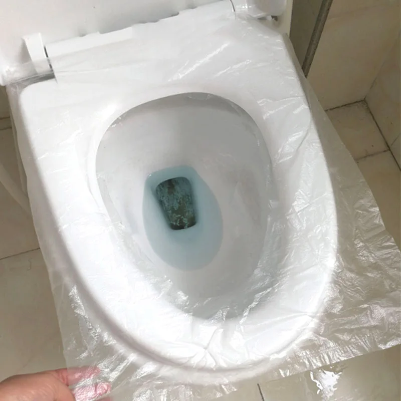 

6 Pcs Hot Sold Disposable Toilet Seat Cover Mat Portable Waterproof Safety Toilet Seat Pad For Travel Camping Bathroom Accessory