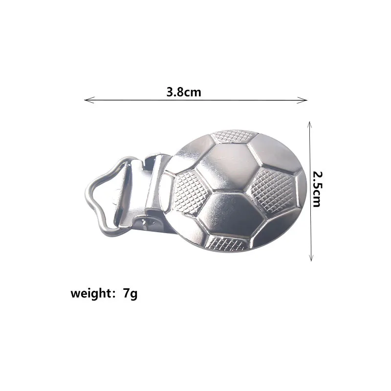 Soporte para chupete de beb&eacute;, Clips de Metal para chupete, bonitos Clips de suspensi&oacute;n, ganchos redondos para chupete, accesorio de cadena para chupete, 5 unids/lote-4