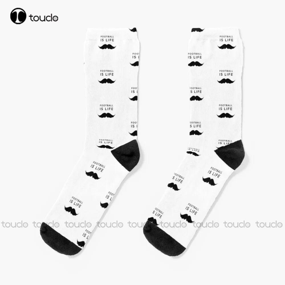 

Team Lasso Football Is Life Football Lasso Richmond Soccer Ted Socks White Socks Mens Personalized Custom 360° Digital Print