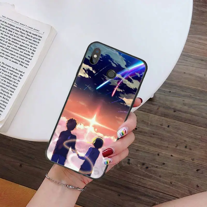

Japan anime Your name Phone Case For Xiaomi Redmi note 7 8 9 t max3 s 10 pro lite Luxury brand shell funda coque