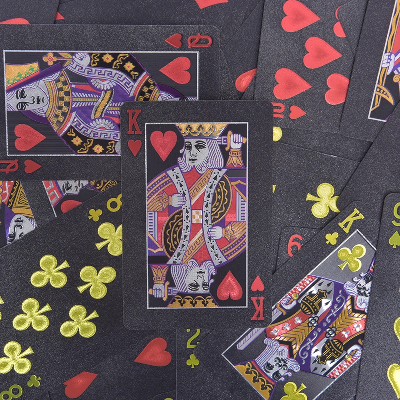 

Texas Holdem Waterdichte Plastic Speelkaart Game Black Poker Kaarten Waterdichte En Saaie Poolse Poker Star Board Games Gyh