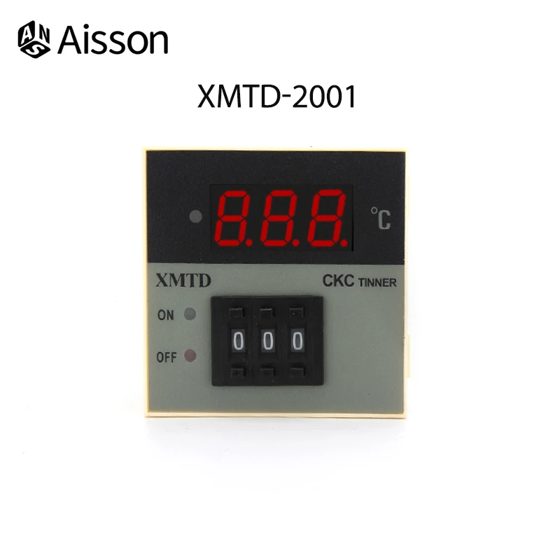 Электронный цифровой регулятор температуры XMTD 2001PID термостат 0 399 999 ℃ K E PT100 AC