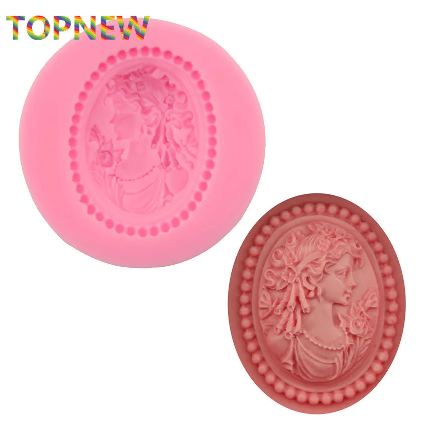 Форма для шоколада портрет помадка силиконовая форма украшения торта