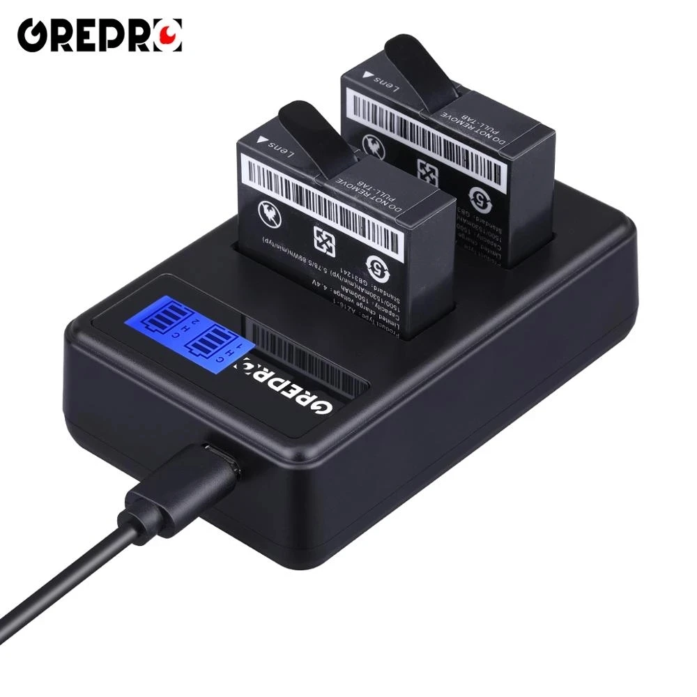 

AZ16-1 Battery for Xiaomi AZ16-2 YI 4k, 4k+, Lite, 360 VR Action Camera + Dual Charger