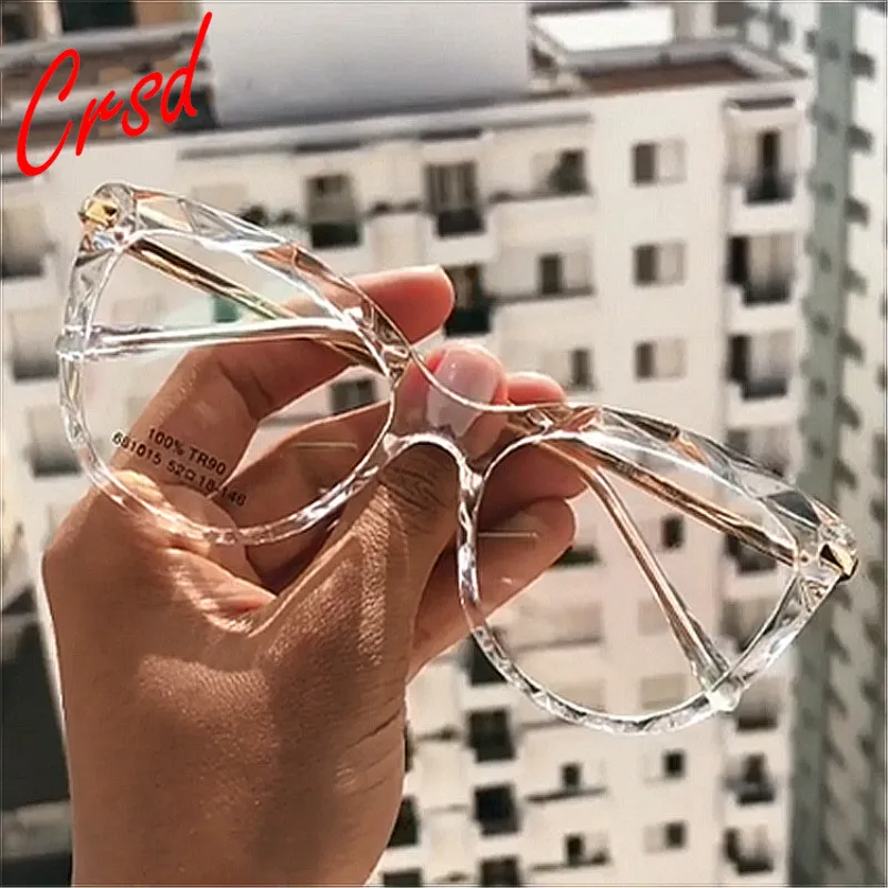 Оправа для очков чтения CRSD квадратная с кристаллами многосекционная работы за