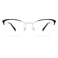 lanssy women metal cat eye myopia glasses frame stylish eyeglasses retro brand designer optical prescription glasses mg3661