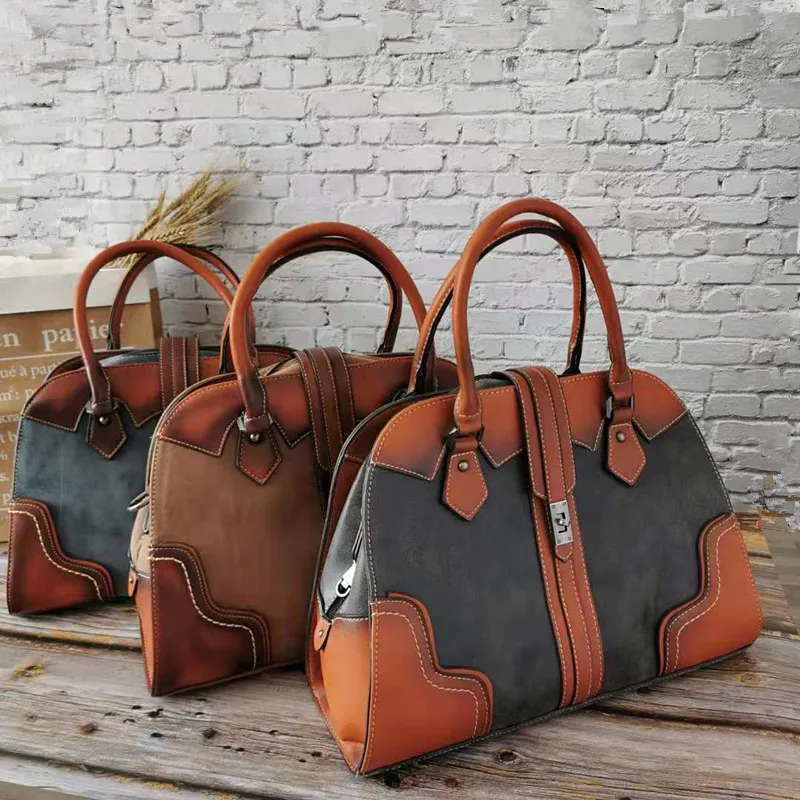 IMYOK новый дизайнерский Повседневный Женский тоут винтажные ручные сумки мягкая