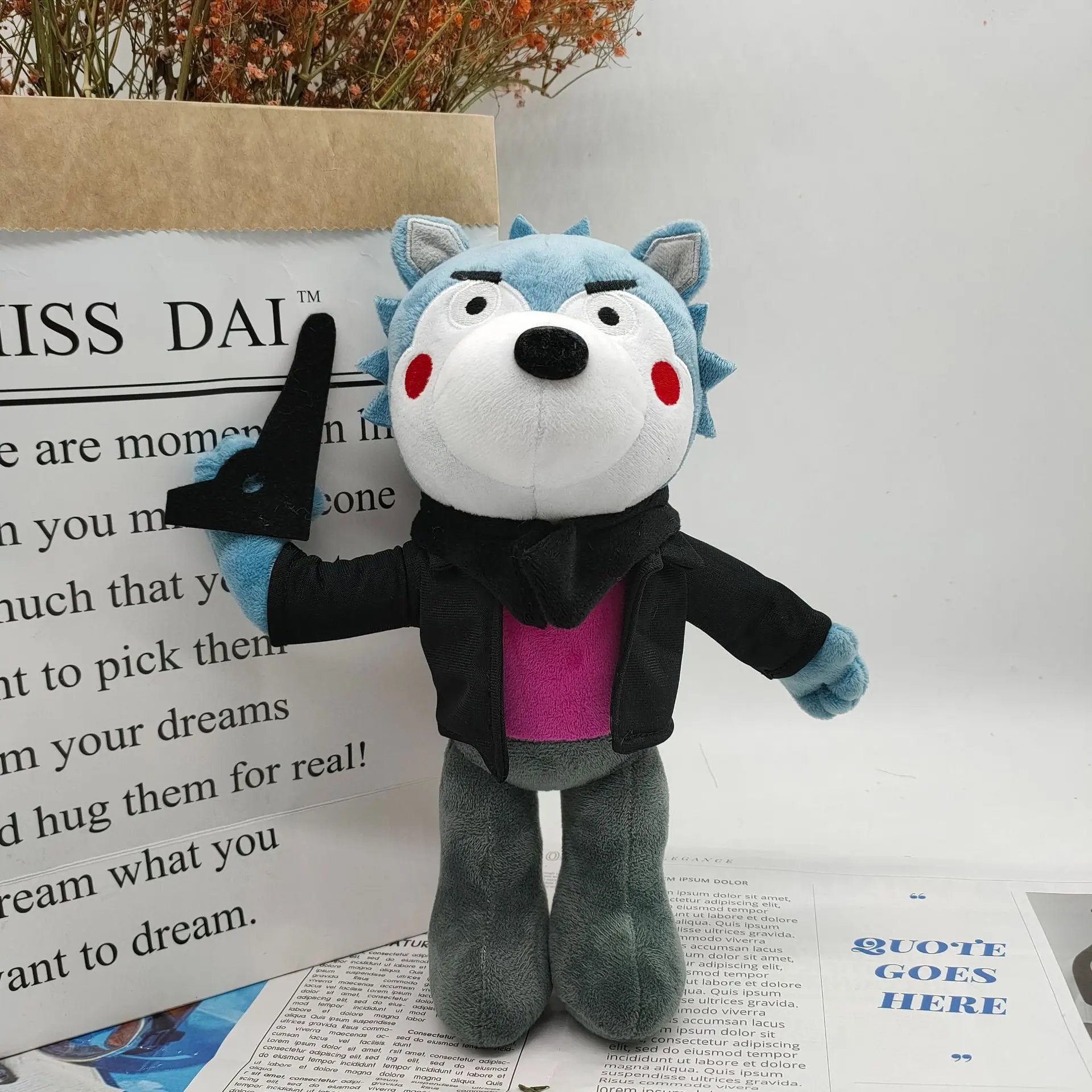 

28 см свинка ива аниме мультфильм плюшевые игрушки животные Свинья роблокс кукла собака подушка для детей Подарки