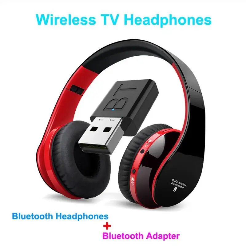 Bluetooth kulaklık verici alıcı kablosuz kulaklık HiFi Stereo müzik kulaklık TV kulaklık PC bilgisayar oyun