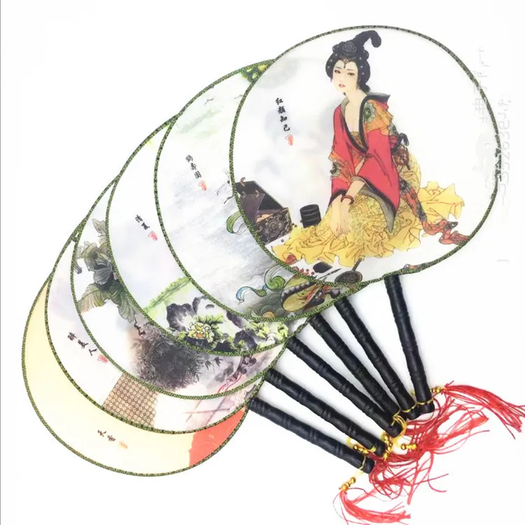 1pcs O fan Китайские традиционные костюмы и украшения для нового года и карнавала; нарядное платье принцессы для девочек на день рождения - Цвет: 1pcs O fan