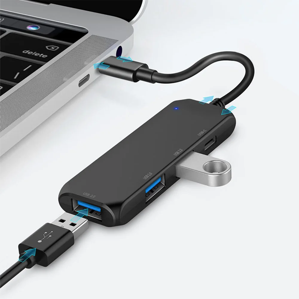 

Type C USB C HUB 3Port USB2.0 docking station for MacBook for Samsung Galaxy S9 for Huawei P20 USB HUB Computer Accessories