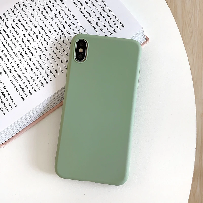 Карамельный цвет чехол для телефона для Xiomi Redmi 6A 7 7A 8A A1 A2 K20 CC9 CC9E Примечание 6 7 8 Pro Чехол Мягкий силиконовый Цветной чехол на заднюю панель телефона чехол