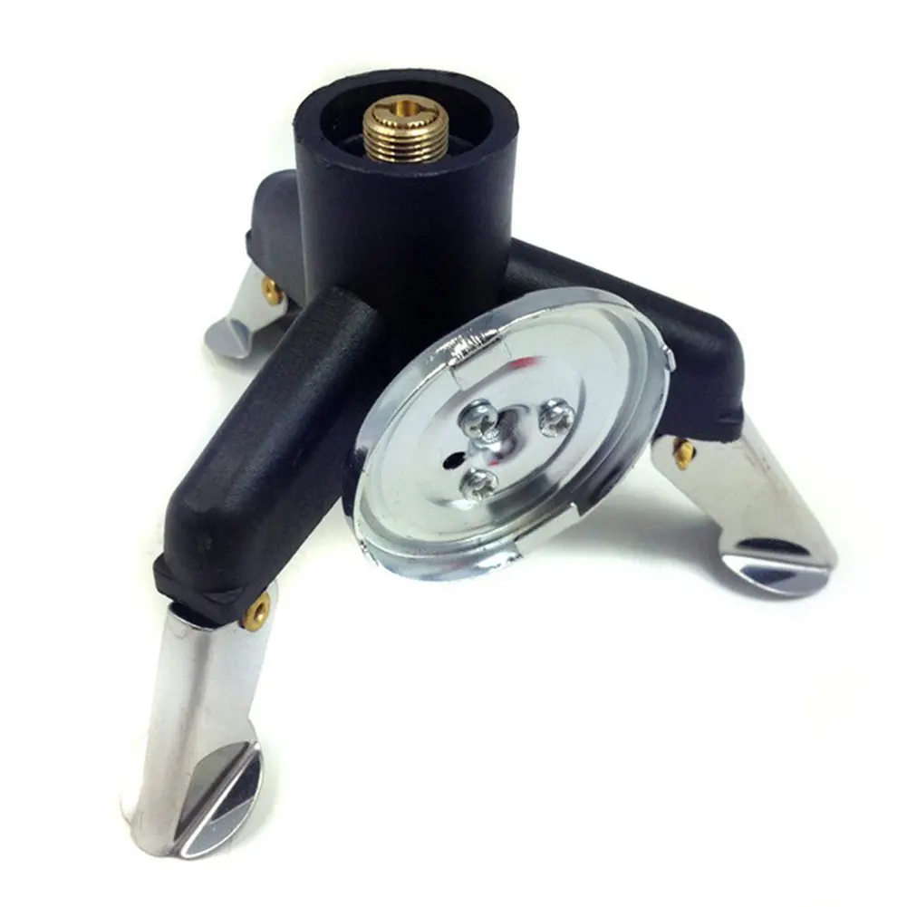 

Triangle Converter Outdoor Triangle Conversion Head Stove Adapter For Stove Outdoor Camping Black Furnace Head Connector