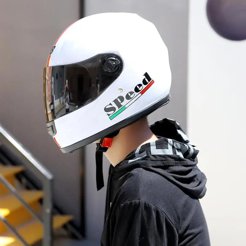 

Motorcycle Motorbike Automobile Racing Winter Thermal Full Face Helmet Women Men Unisex Cycling Helmets Headgear Safety