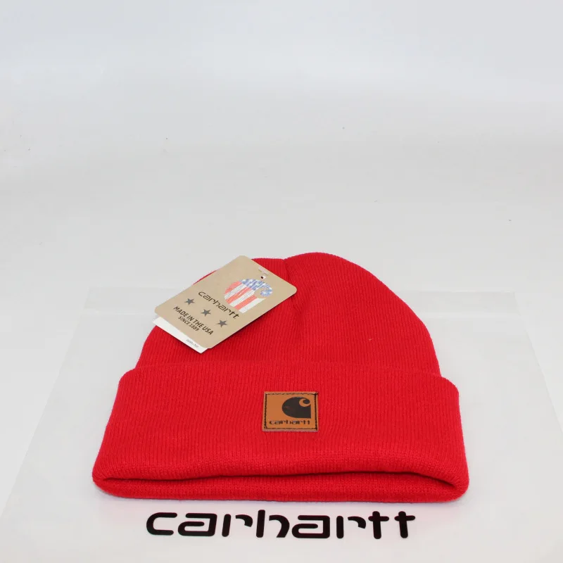 Multicolor Carhartt Knitting Cap Work Clothes Ancient Means Woollen Yarn Men And Women Tide Card Cold Volume Edge | Спорт и